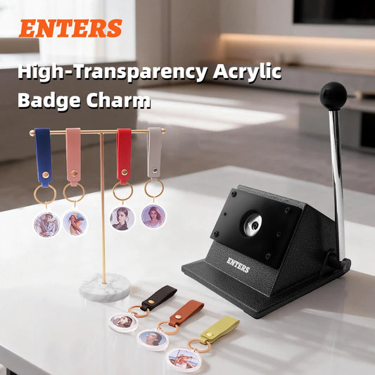 Professional Acrylic Keychain Press Kit With Craft Materials