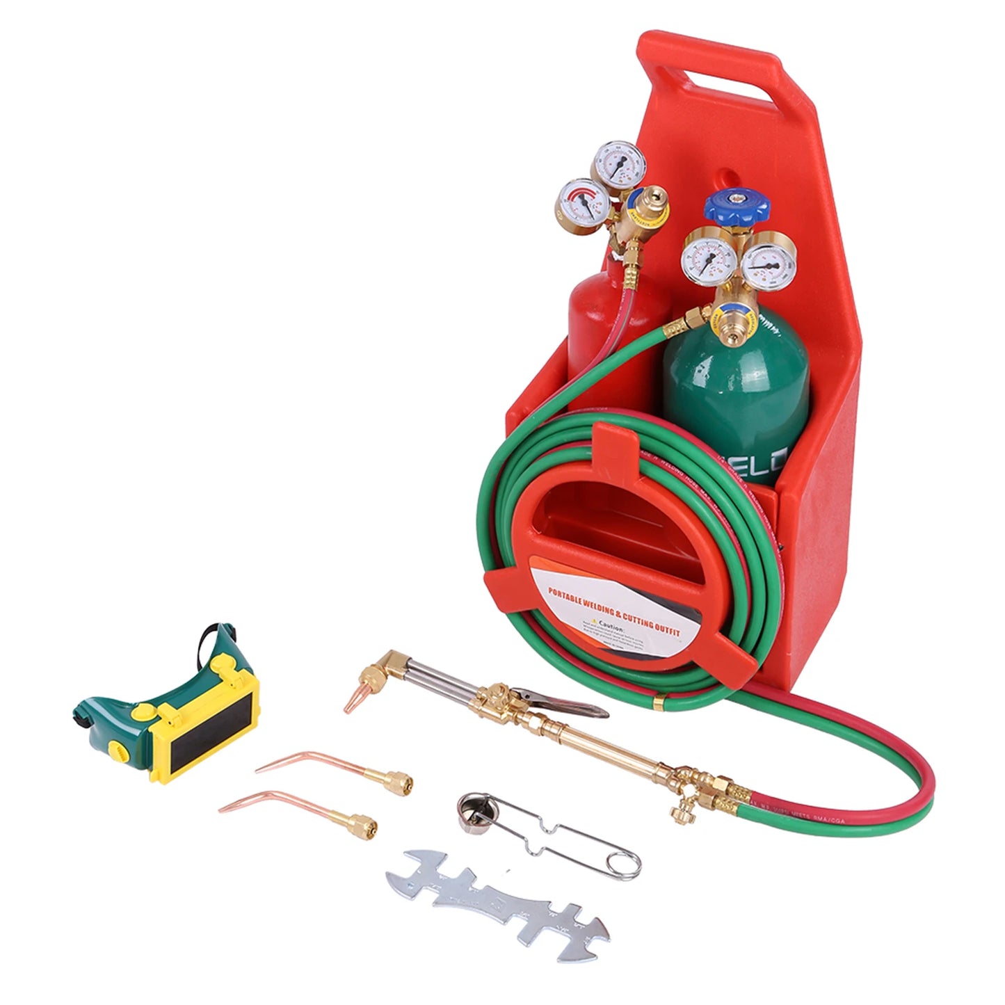 Portable Oxygen Acetylene Welding and Cutting Kit Cylinder Welding and Cutting Tools Portable Set