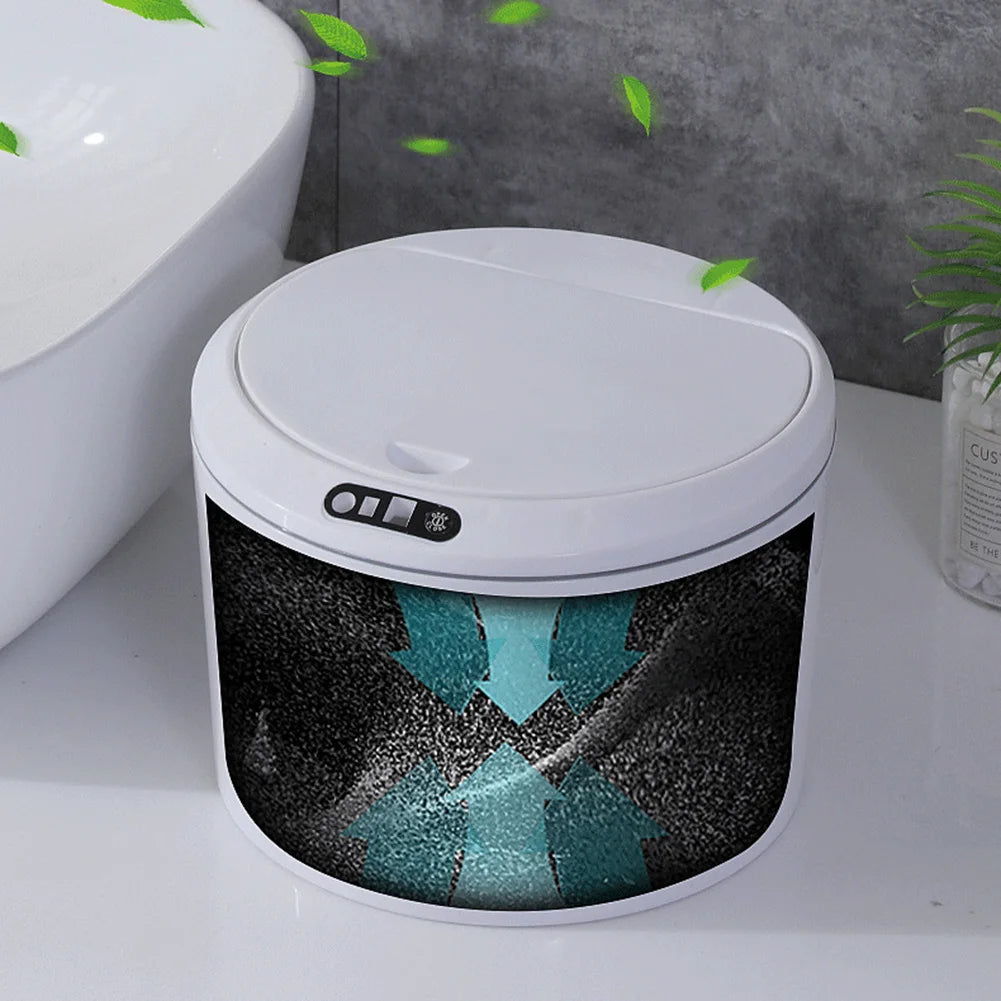 Electric Sensor Smart Trash Can 3L Automatic Desktop Storage Bucket Removable Clean Accessories for Home Office