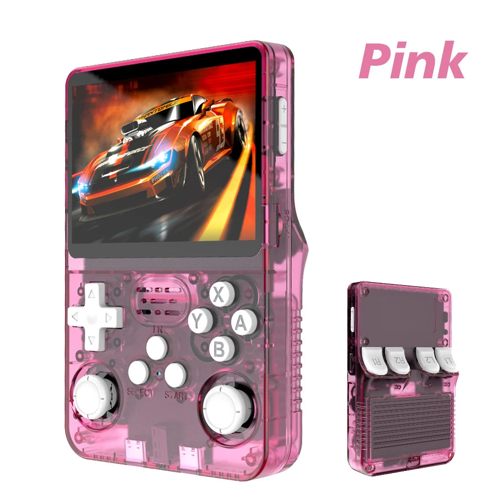 BOYHOM Original R36S Retro Handheld Video Game Console Linux System 3.5 Inch IPS Screen R35s Pro Portable Pocket Video Player 64GB Games 1G Ram