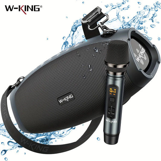W King X10mic 120 Watt Portable Waterproof Bluetooth Speaker With Microphone