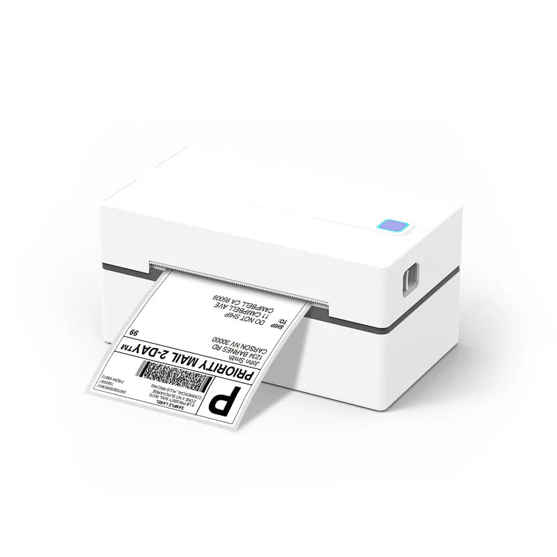 Thermal Label Printer Portable No Ink Required 203DPI 4x6 for Small Business Bluetooth USB High Speed Express Airway Bill