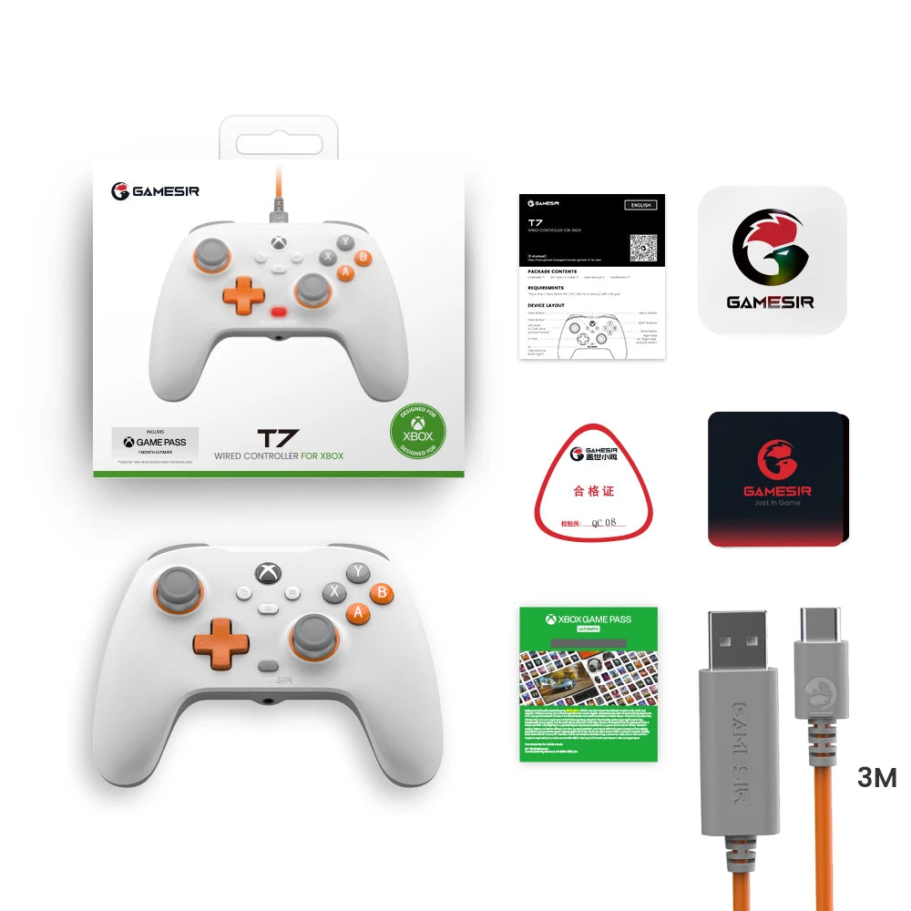 GameSir T7 Wired Xbox Controller With Hall Effect Joystick
