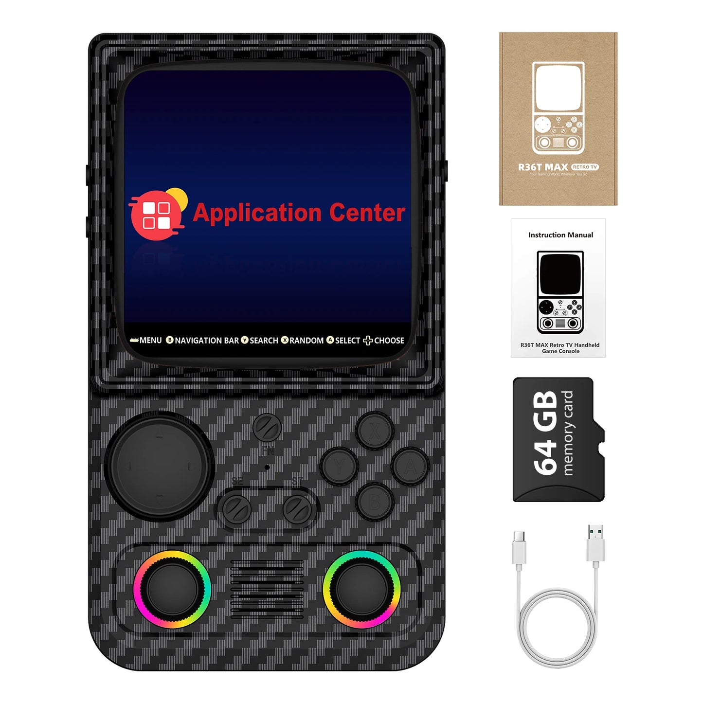 AISLPC R36T MAX Handheld Game Console 22000+Games EmuEMEC System 4.0'' Screen 5G WiFi Portable Pocket Video Player Ship From US