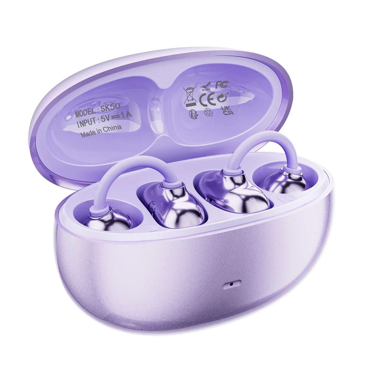 Shuke Open Ear Clip Wireless Bluetooth Headphones Noise Cancelling