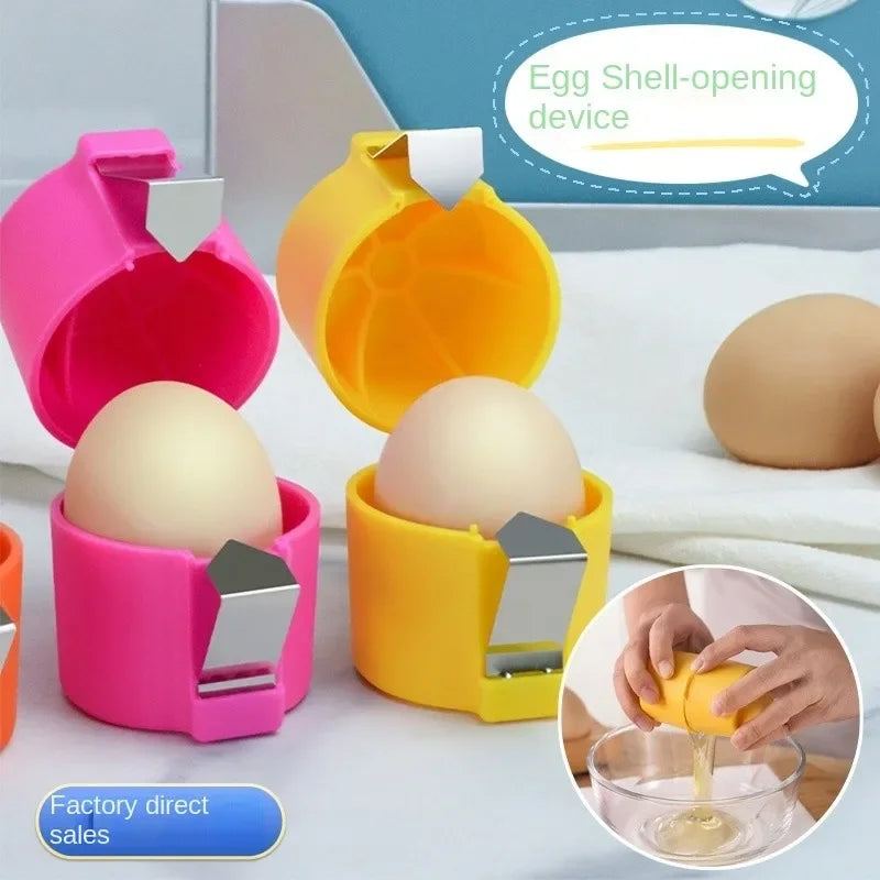 Eggshell Opener Beater Egg Shell Separator Household Kitchen Baking Tool Kitchen Gadgets Kitchen Accessories Egg Holder