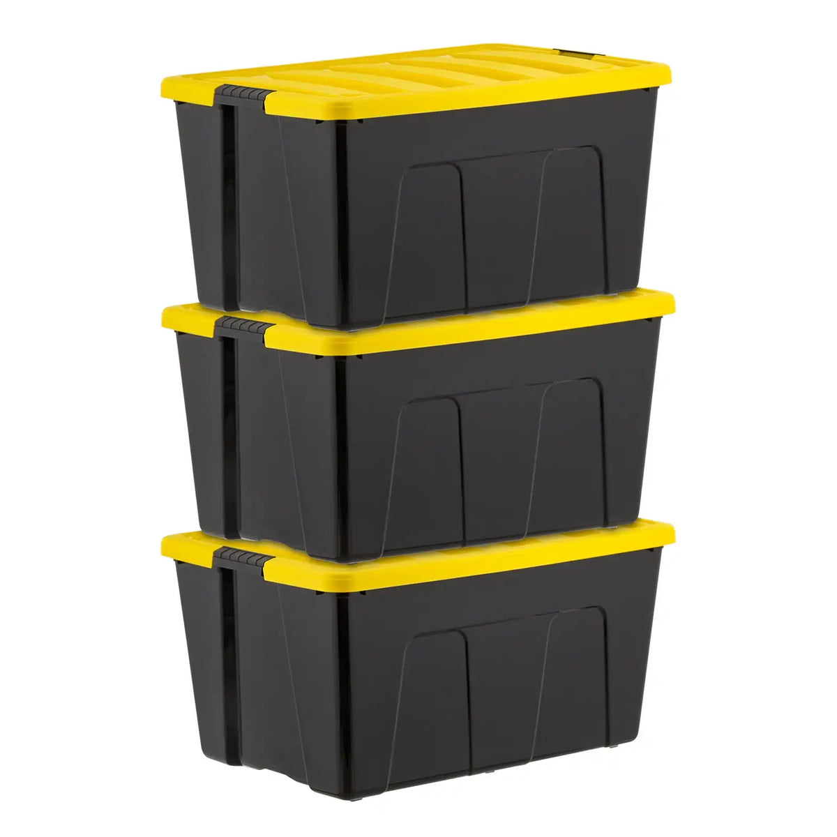 Stackable Plastic Storage Containers With Lids For Home Organization Essentials