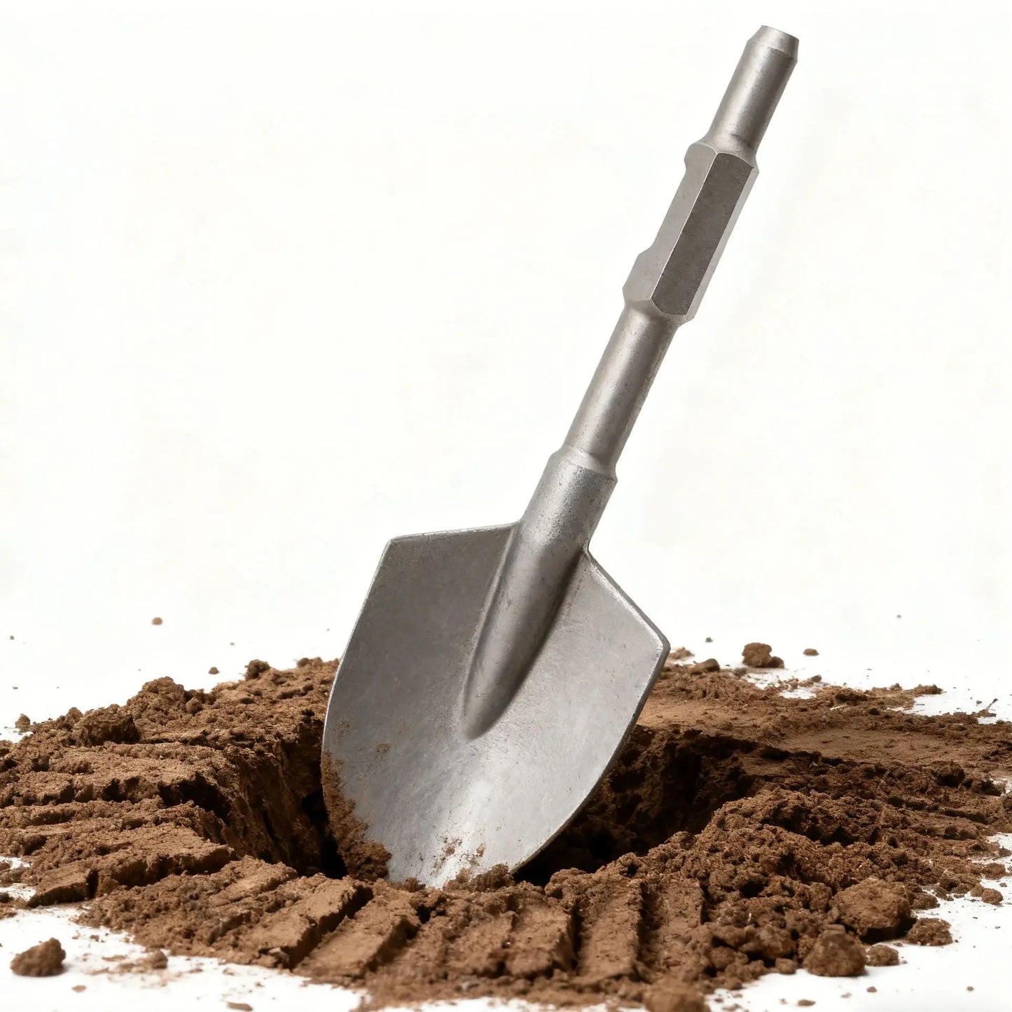 44x13.5cm Sharp Shovel Shank Demolition Hammer Clay Spade Shovel Chisel Long Shovel Bit for Electric Jack Hammer for Chiseling