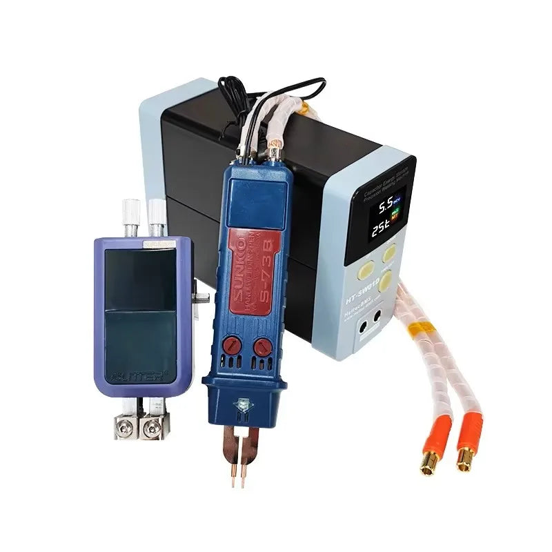 HT-SW01D 12KW Capacitor Energy Storage Pulse Welding Machine/Portable Small /High Current Pulse Spot Welder LED Digital Display