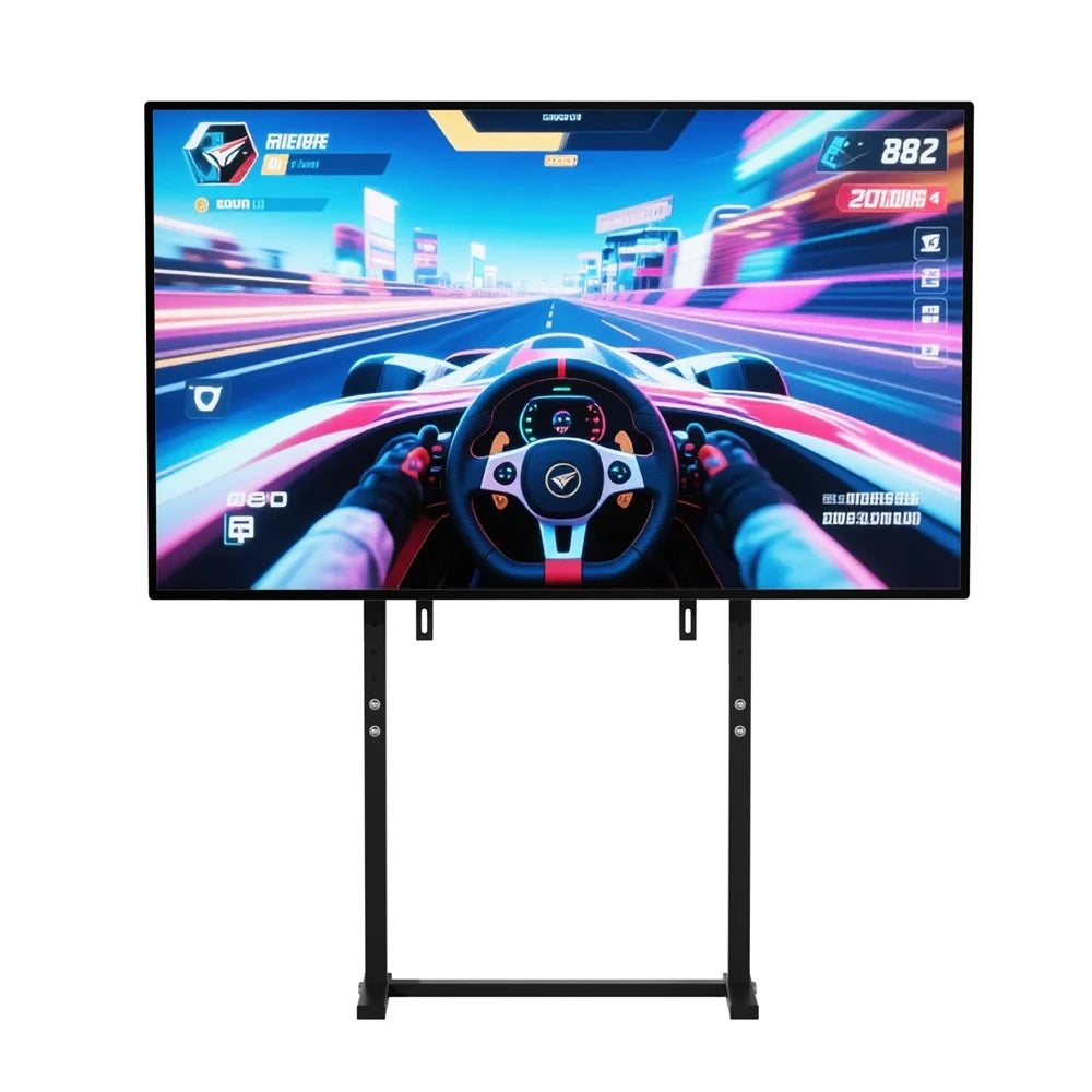 UNHO höhenverstellbarer mobiler TV-Ständer, geeignet für 32-85-Zoll-LED-LCD-Bildschirm, porenfreie Installation, kompatibel mit Panel-TV, Spielmonitorständer, VESA-Standard 600 × 400 mm, maximale Tragfähigkeit 40 kg / 8
