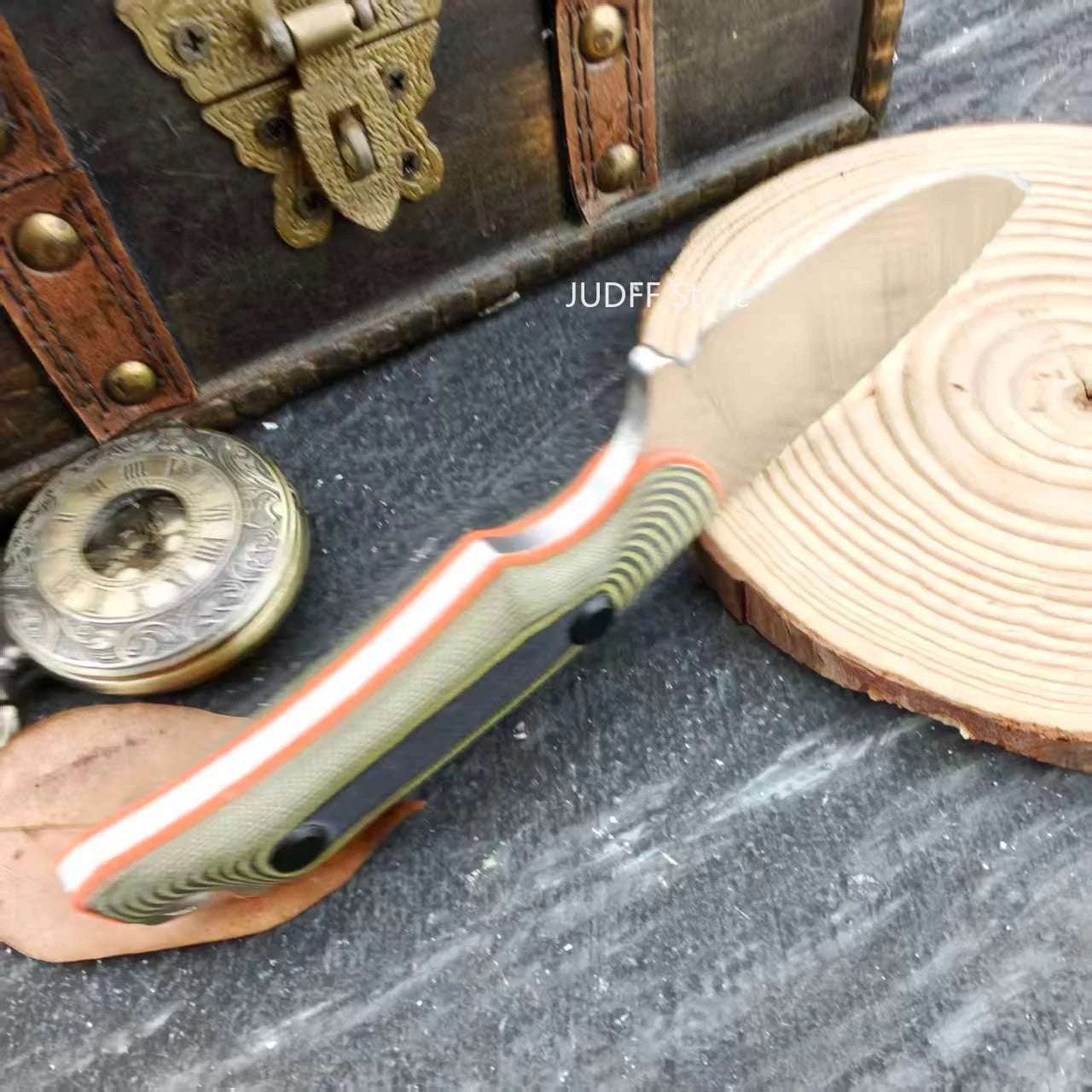 Outdoor Camping Picnic BM 15017 Fixed Knife Multifunctional Wilderness Hiking Jungle Adventure Trekking High Hardness Straight Knives Portable Cutter G10/ Wood Handle