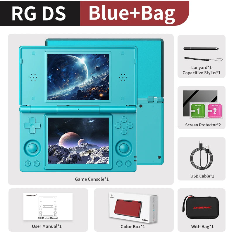 Anbernic RG DS Dual Screen Handheld Game Console