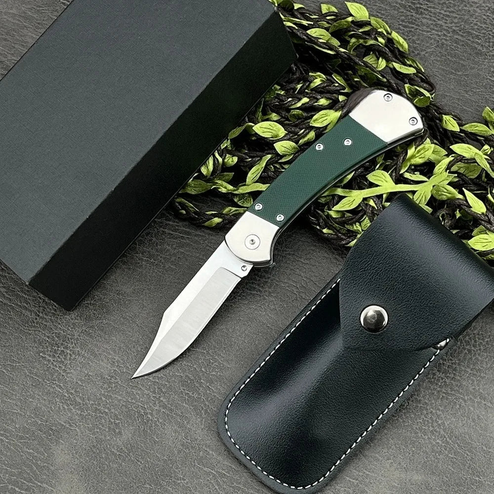 High-quality Folding Knife Featuring A D2 Blade and G10 Handle, Ideal for Adventure, Everyday Cutting, Rescue, and Mountaineering. A Portable Outdoor Jungle Knife Perfect As A Gift