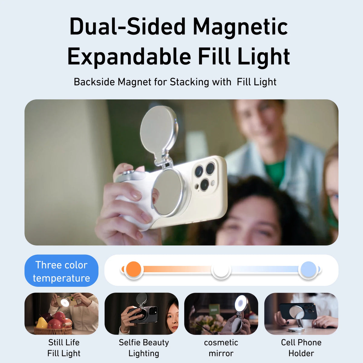 Telesin Magnetic Smartphone Hand Grip With Remote Control