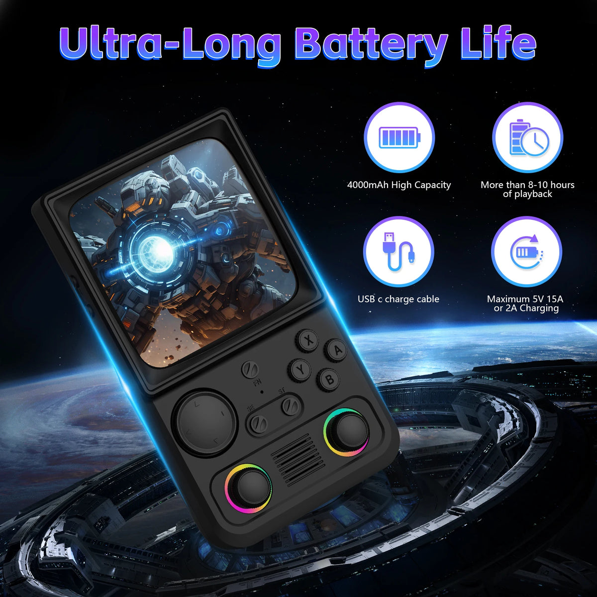 Aislpc Rg40 Max 4 Inch Ip Screen Portable Handheld Game Console