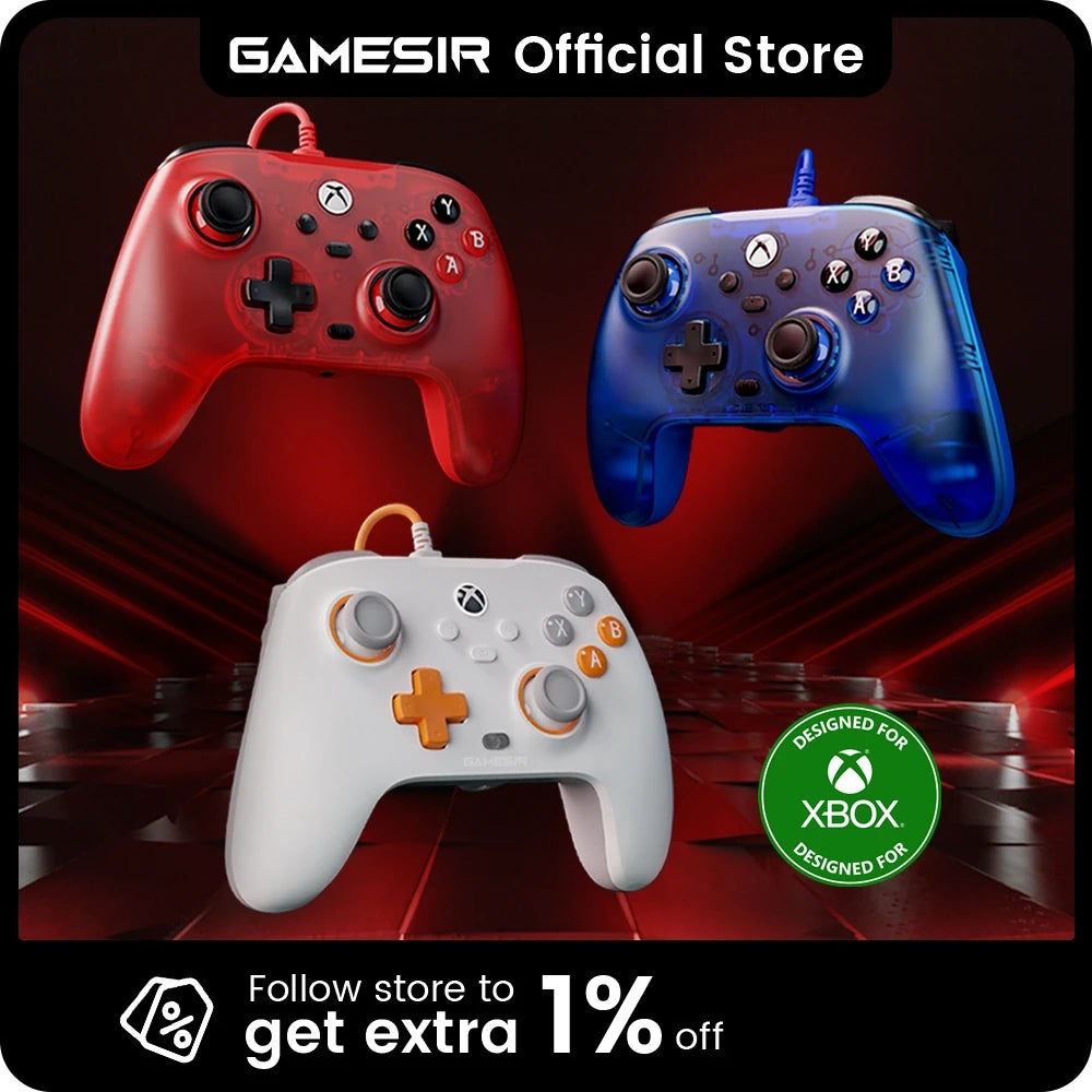 GameSir T7 Wired Xbox Controller With Hall Effect Joystick