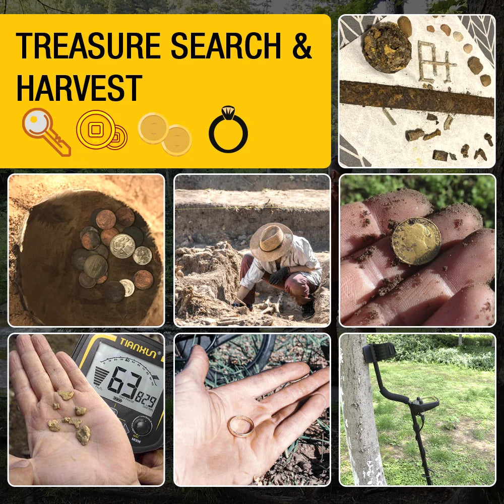 TX-850 Underground Metal Detector Professional Scanner Finds Gold And Coins