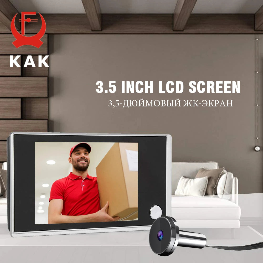 Digital Door Peephole Camera With Wide Angle Display
