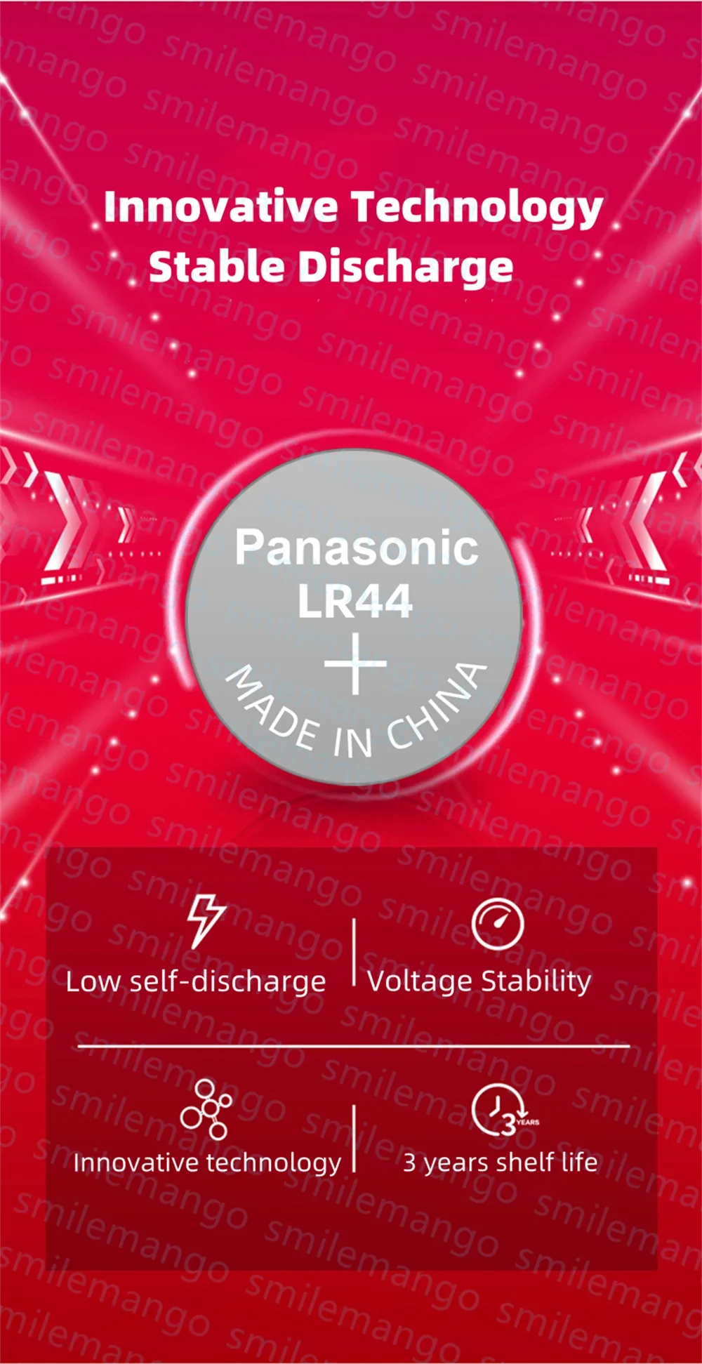 Panasonic 10 To 100pcs Alkaline Button Cell Battery