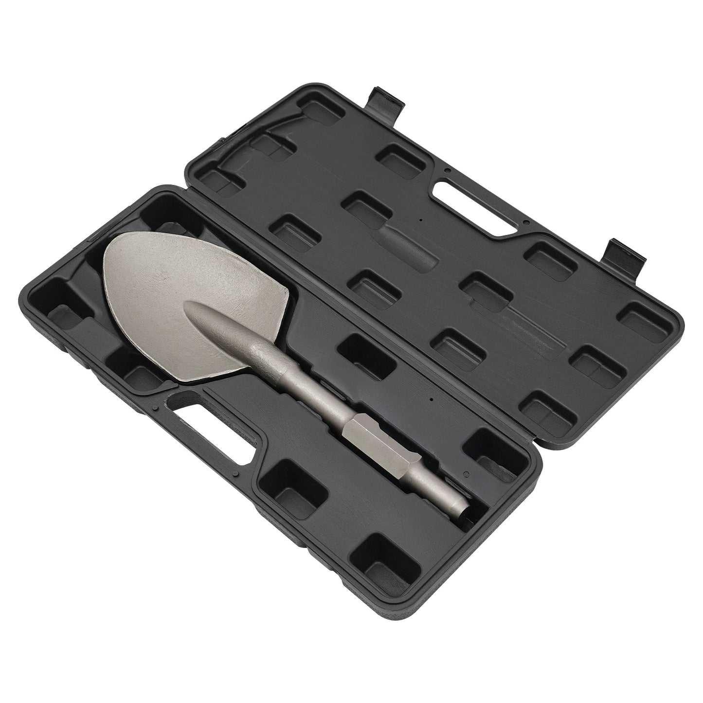 44x13.5cm Sharp Shovel Shank Demolition Hammer Clay Spade Shovel Chisel Long Shovel Bit for Electric Jack Hammer for Chiseling