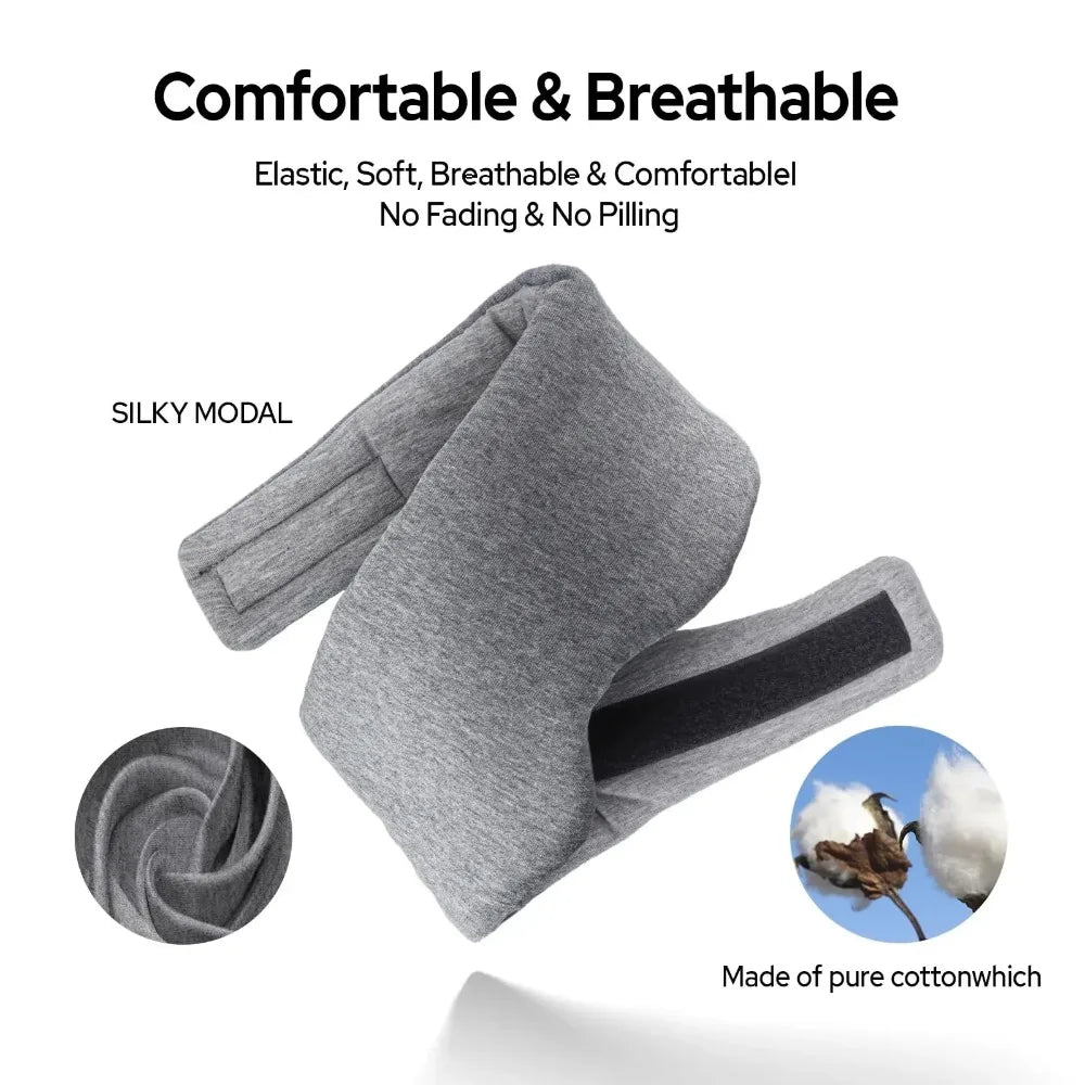 Adjustable Light Blocking Sleep Eye Mask For Travel And Comfort