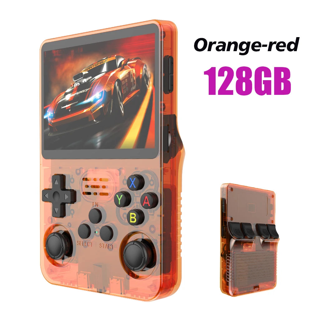 BOYHOM Original R36S Retro Handheld Video Game Console Linux System 3.5 Inch IPS Screen R35s Pro Portable Pocket Video Player 64GB Games 1G Ram
