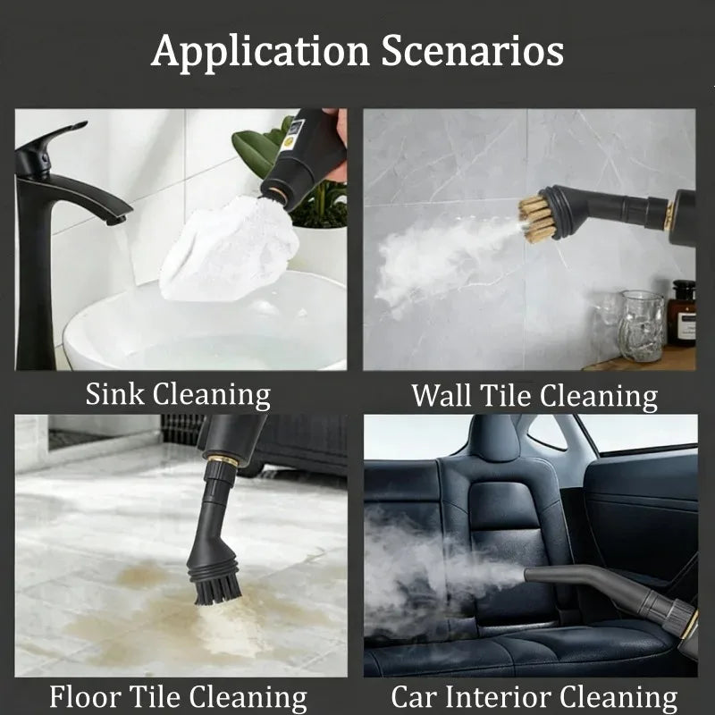 Portable High Pressure Steam Cleaner With Multi Nozzles For Cleaning