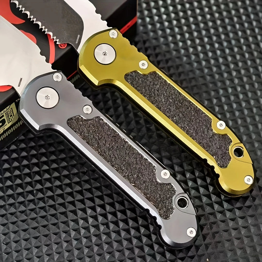 LUDT Gen III Quick-Open Folding Knife Jungle Adventure Tool EDC Outdoor Camping Fishing Cutting Knife Gift for Men