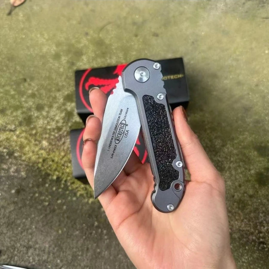LUDT Gen III Multi-functional Folding Knife Durable D2 Steel Suitable for Outdoor Camping Hiking EDC Survival Tools Gift for Men