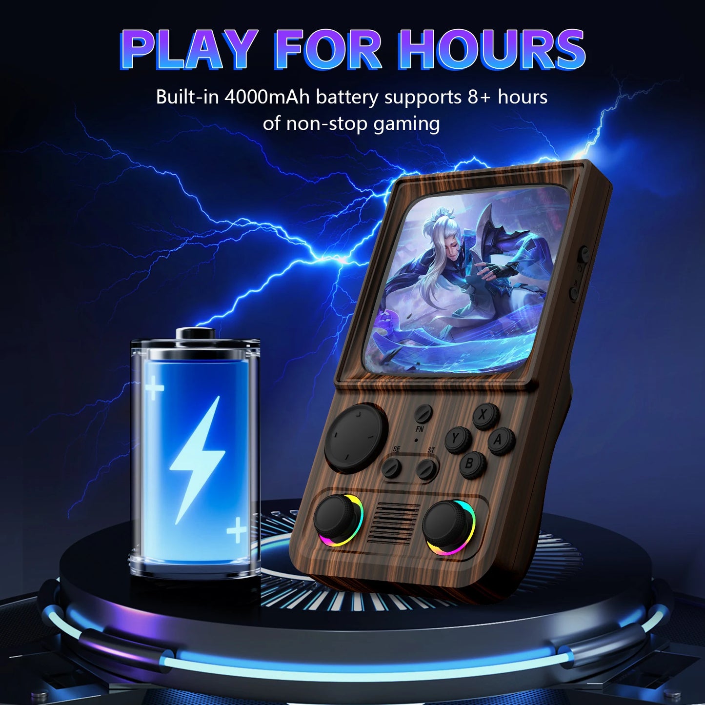 AISLPC R36T MAX Handheld Game Console 22000+Games EmuEMEC System 4.0'' Screen 5G WiFi Portable Pocket Video Player Ship From US