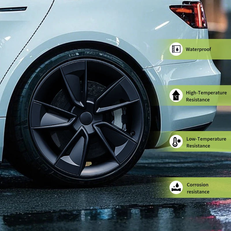 MOTENIO Tesla Model Y Turbine Wheel Cap Set For Hubs