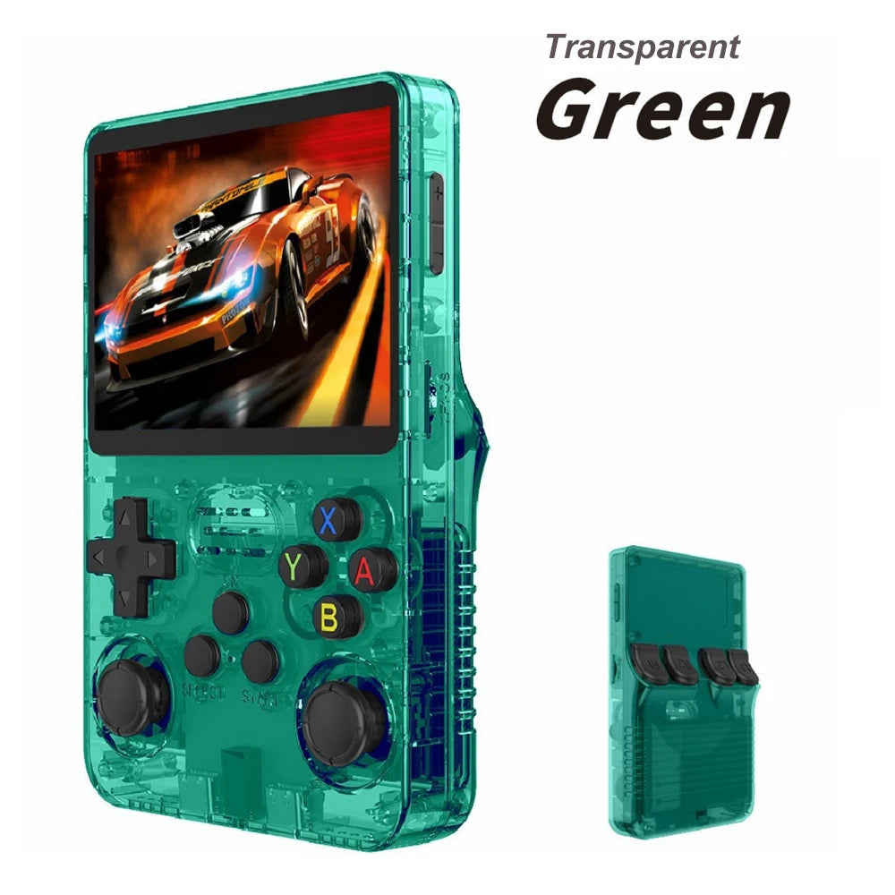 BOYHOM Original R36S Retro Handheld Video Game Console Linux System 3.5 Inch IPS Screen R35s Pro Portable Pocket Video Player 64GB Games 1G Ram