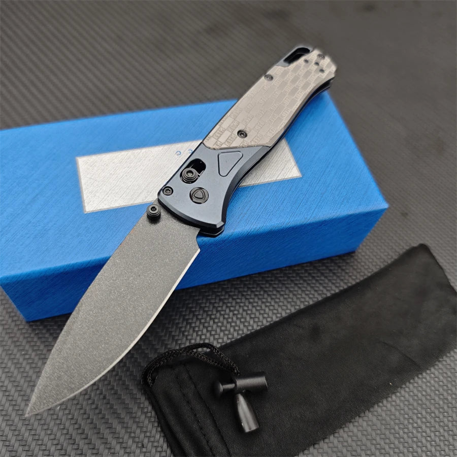 With Safety Lock Bugout AXIS EDC Pocket Knives D2 Blade Aluminum Handle Folding Outdoor Knife Camping Hunting Multitool Gifts