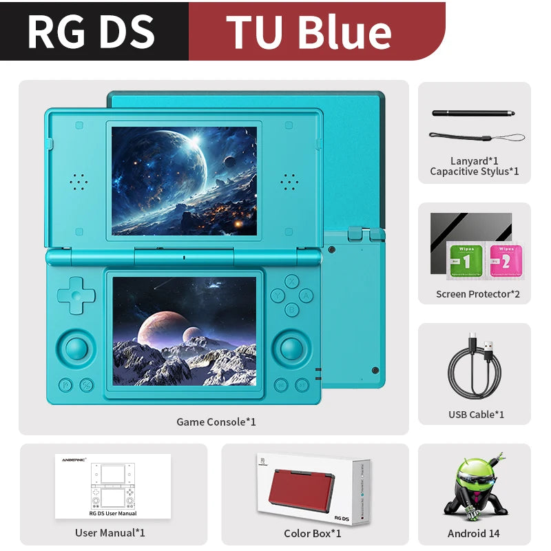 Anbernic RG DS Dual Screen Handheld Game Console