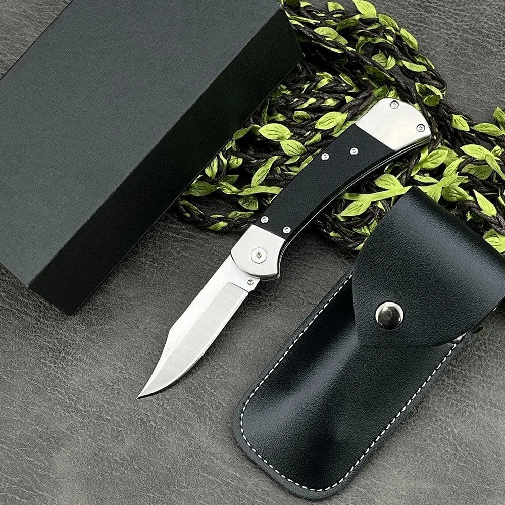 High-quality Folding Knife Featuring A D2 Blade and G10 Handle, Ideal for Adventure, Everyday Cutting, Rescue, and Mountaineering. A Portable Outdoor Jungle Knife Perfect As A Gift