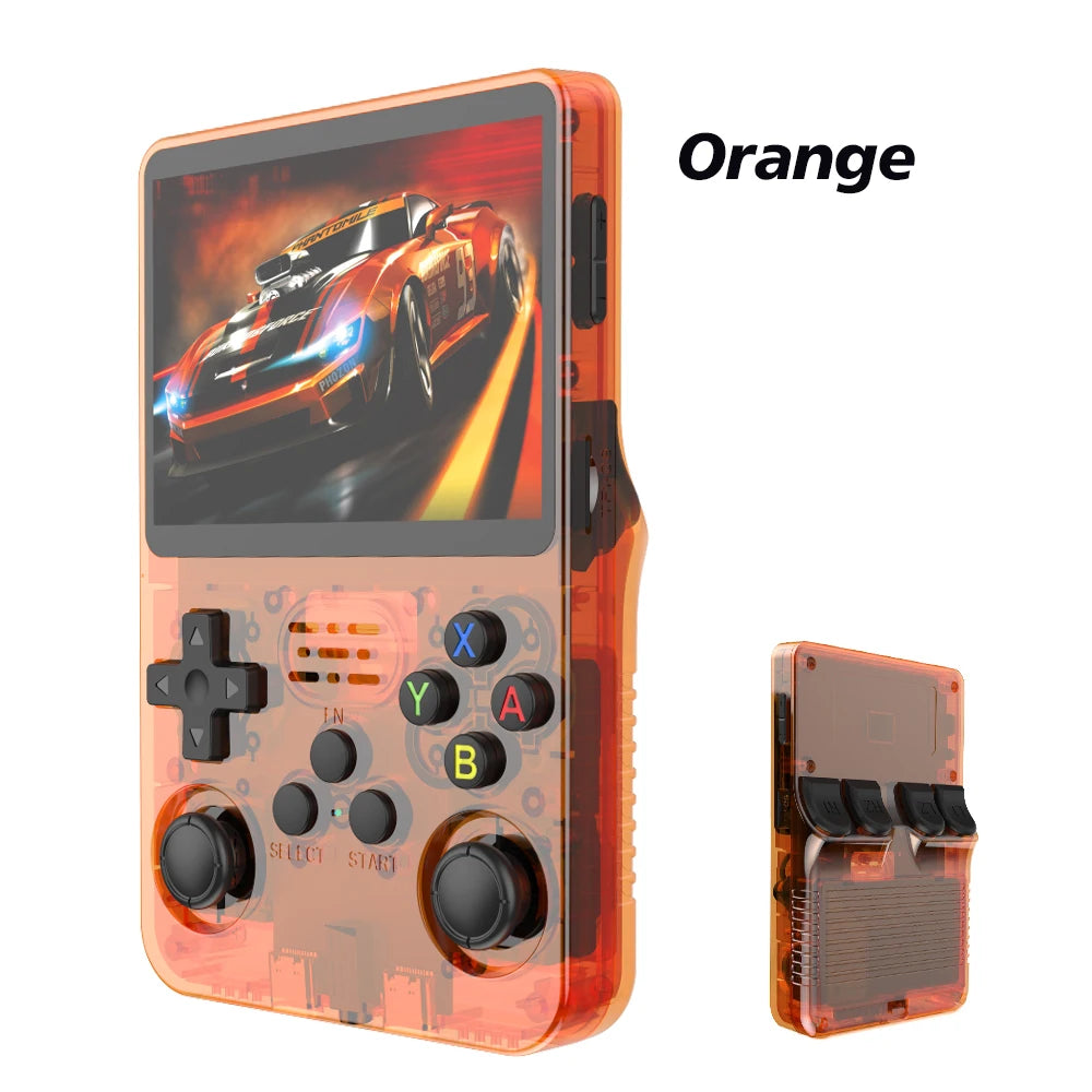 BOYHOM Original R36S Retro Handheld Video Game Console Linux System 3.5 Inch IPS Screen R35s Pro Portable Pocket Video Player 64GB Games 1G Ram