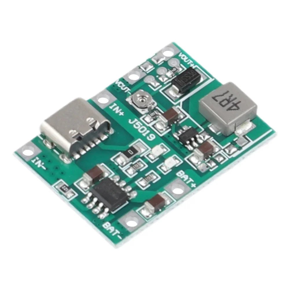 1-10PCS Lithium Li-ion 18650 Battery Charger Board Boost Module Type-C 3.7V 4.2V DC-DC Step Up Boost Module TP4056 DIY Kit Parts