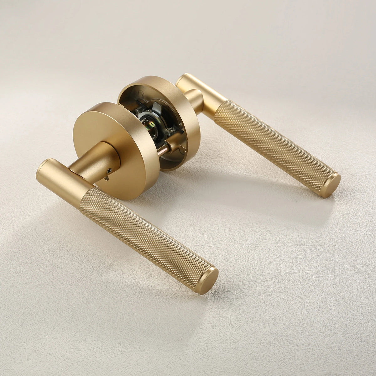 Viladepot Privacy Door Handle Keyless Reversible Door Lever Hardware
