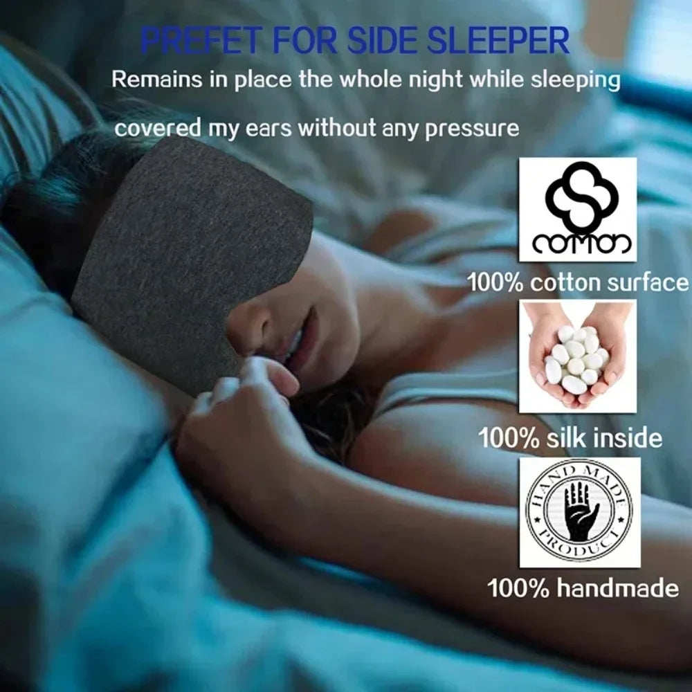 Adjustable Light Blocking Sleep Eye Mask For Travel And Comfort