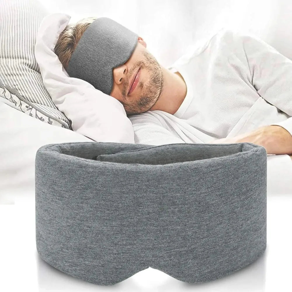 Adjustable Light Blocking Sleep Eye Mask For Travel And Comfort