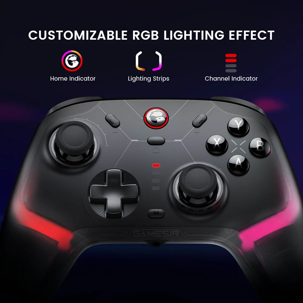 GameSir Cyclone 2 Wireless Controller for Nintendo Switch 2 / PC / Mobile, Bluetooth Gamepad with Hall Sensor Triggers