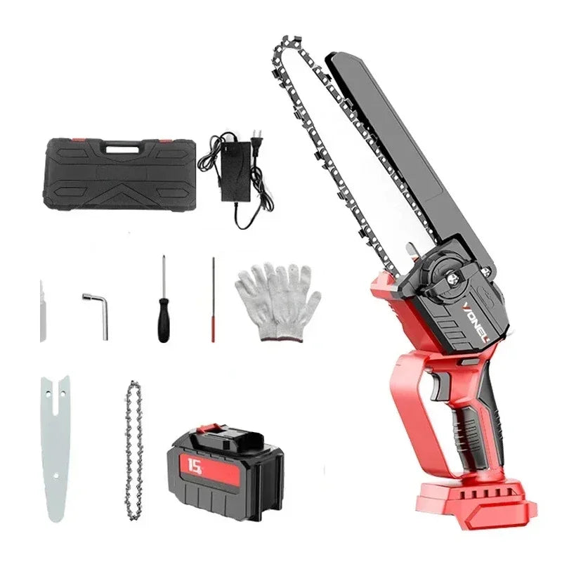 Portable XMSJ Brushless Electric Chainsaw 8 Inch