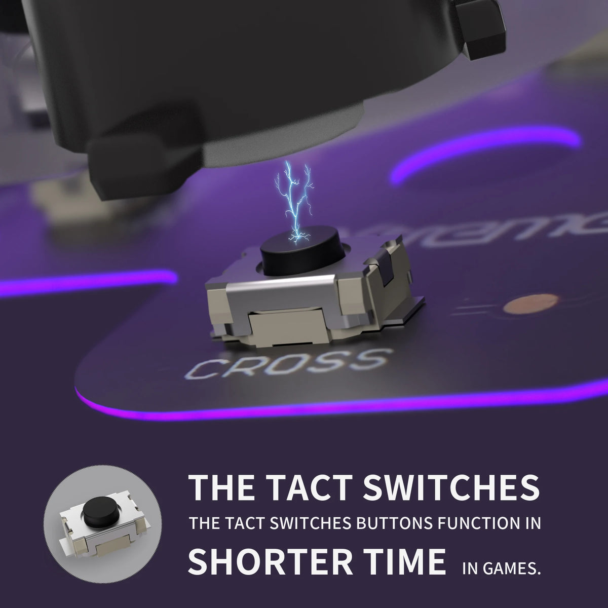 eXtremeRate Face Buttons Clicky Kit For Ps5 Edge Controller