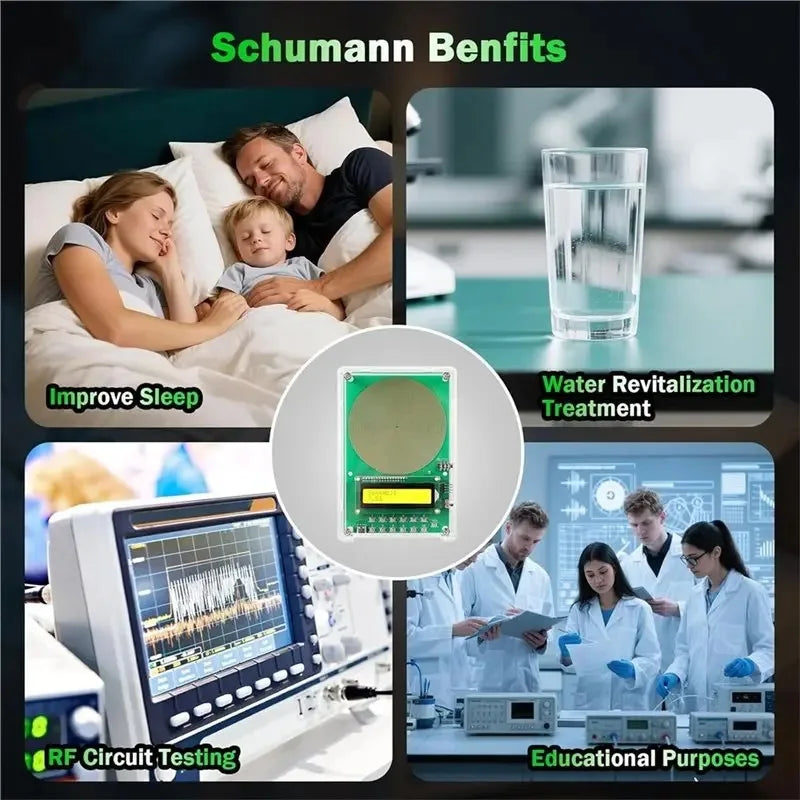 0.1~30000Hz Schumann Wave Generator Adjustable Frequency 7.83Hz Ultra Low Frequency Resonance Generator