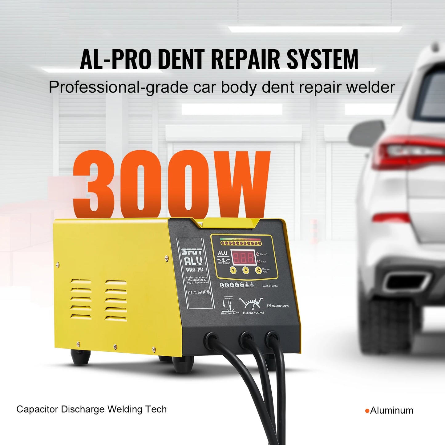 SucceBuy Spot Welder Dent Puller 300W Dent Repair Kit with Heat Gun Auto/Manual Welding Mode Spot Welding Machine for Car Repair