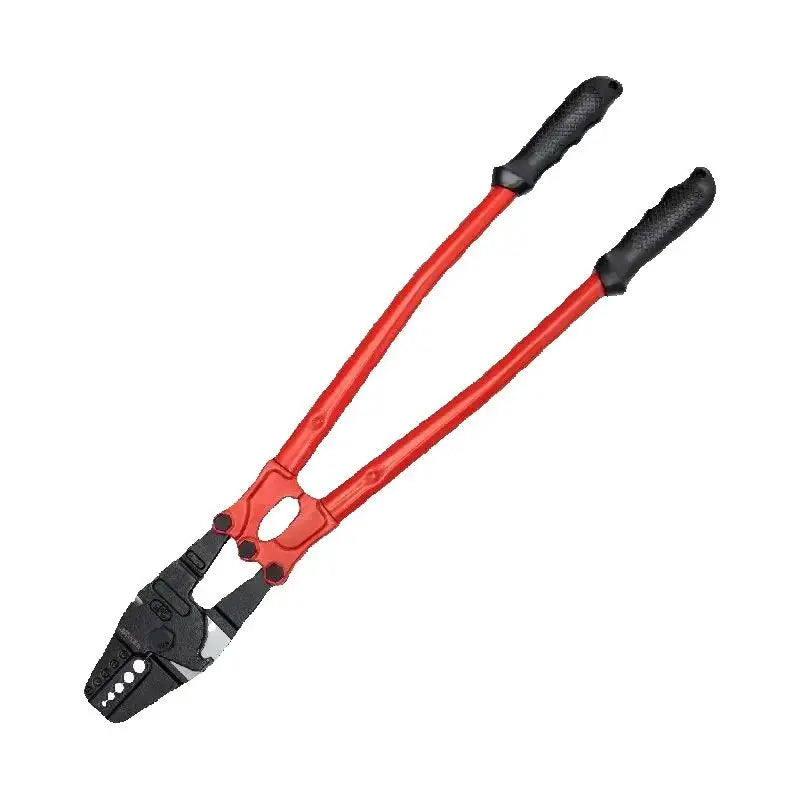SucceBuy 24/30Inch Wire Rope Swager Crimper Tool Insulated Handle Aluminum Copper Cable Fishing Sleeves Cutter Crimping Pliers