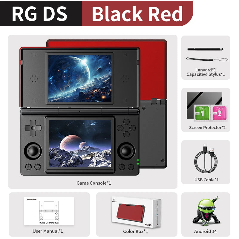 Anbernic RG DS Dual Screen Handheld Game Console