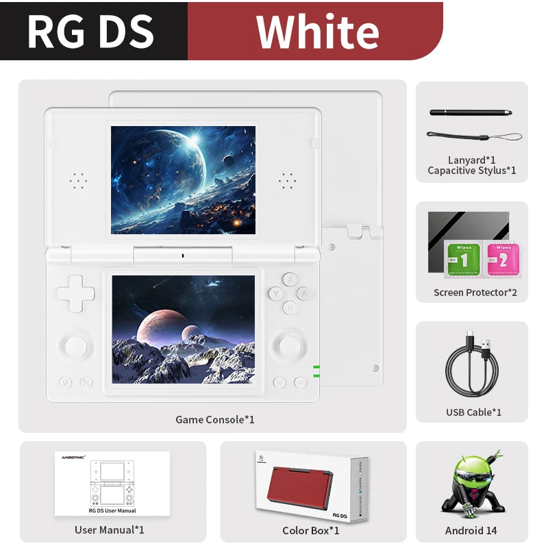 Anbernic RG DS Dual Screen Handheld Game Console