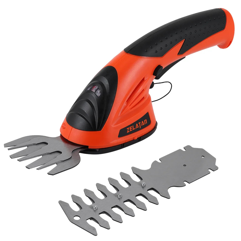 7.2V Pruning Shears 2in1 Cordless Grass Hedge Trimmer Battery Rechargeable Shear Hedger PGHT7.2 Cordless Garden Tool POSENPRO
