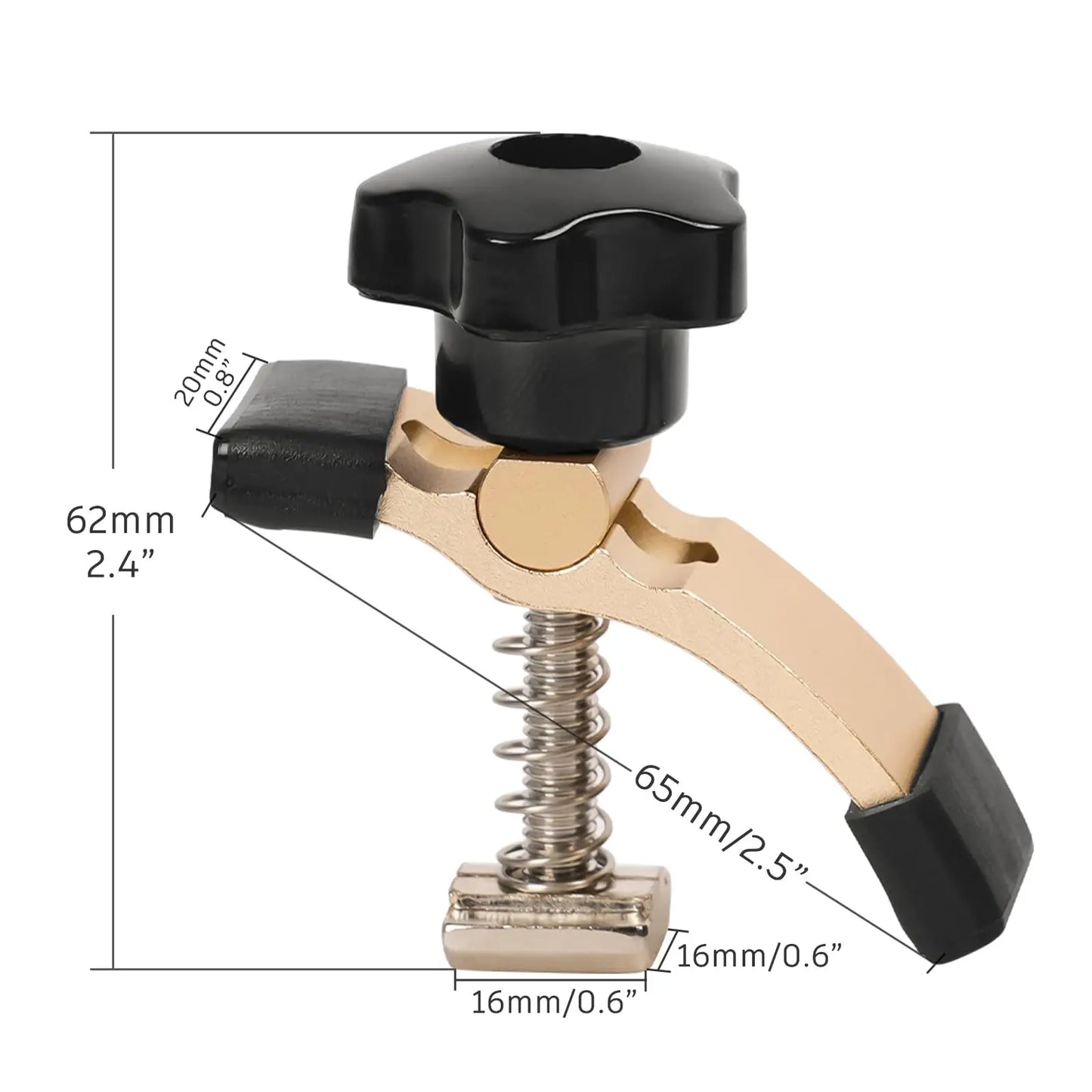2PCS Mini Hold Down Clamp Kit, CNC Router Clamp For Woodworking And Metalworking, With 3018 CNC Router Machine
